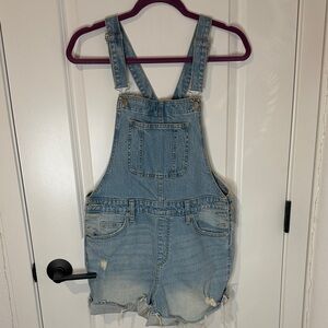 Universal Thread Light Blue Denim Overalls